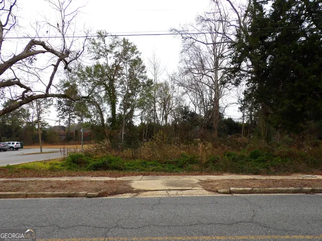 a view of a yard and a houses