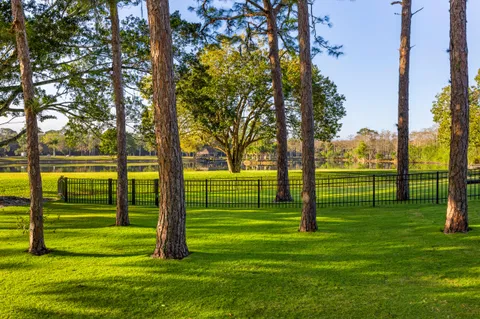 a view of a park with kids park