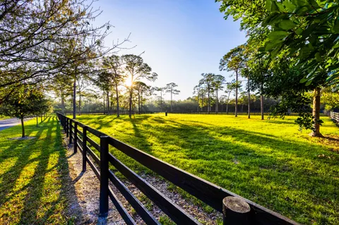 a view of an outdoor space and swimming pool