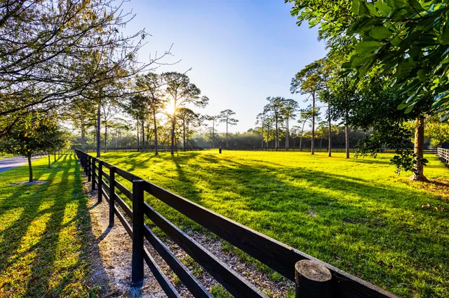 a view of an outdoor space and swimming pool