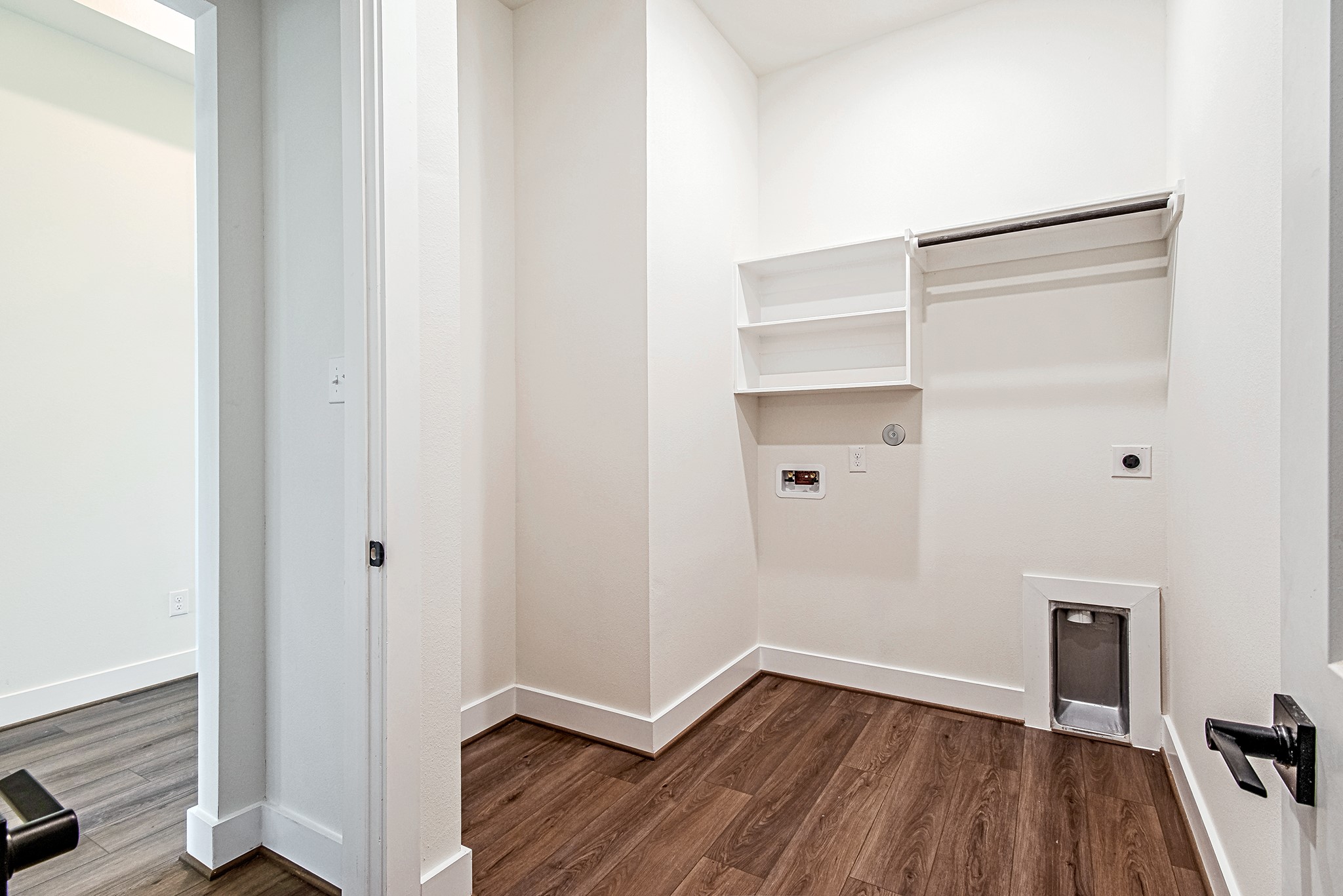 157 Peninsula Point Drive Montgomery, TX 77356 - Photo 22 of 33 a view of an empty room with wooden floor