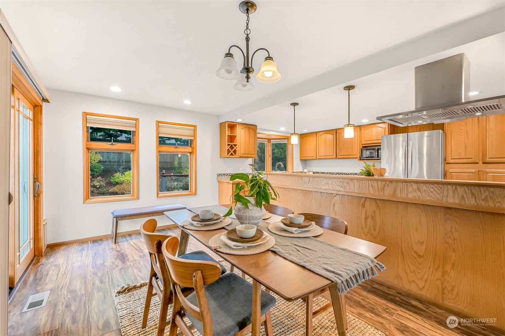 2400 View Ridge Drive Bellingham, WA 98229 - Photo 16 of 39 a view of a dining room with furniture window and outside view