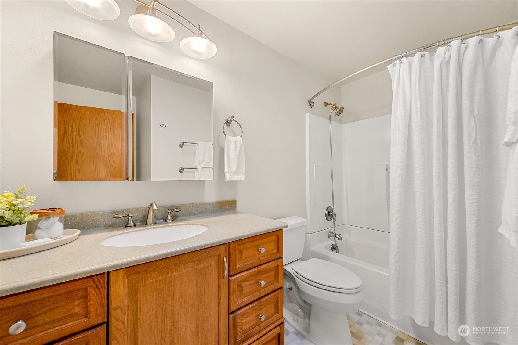 2400 View Ridge Drive Bellingham, WA 98229 - Photo 22 of 39 a bathroom with a sink a toilet and shower