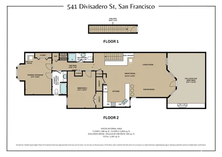 $1,649,000 | 541 Divisadero Street, San Francisco, CA 94117