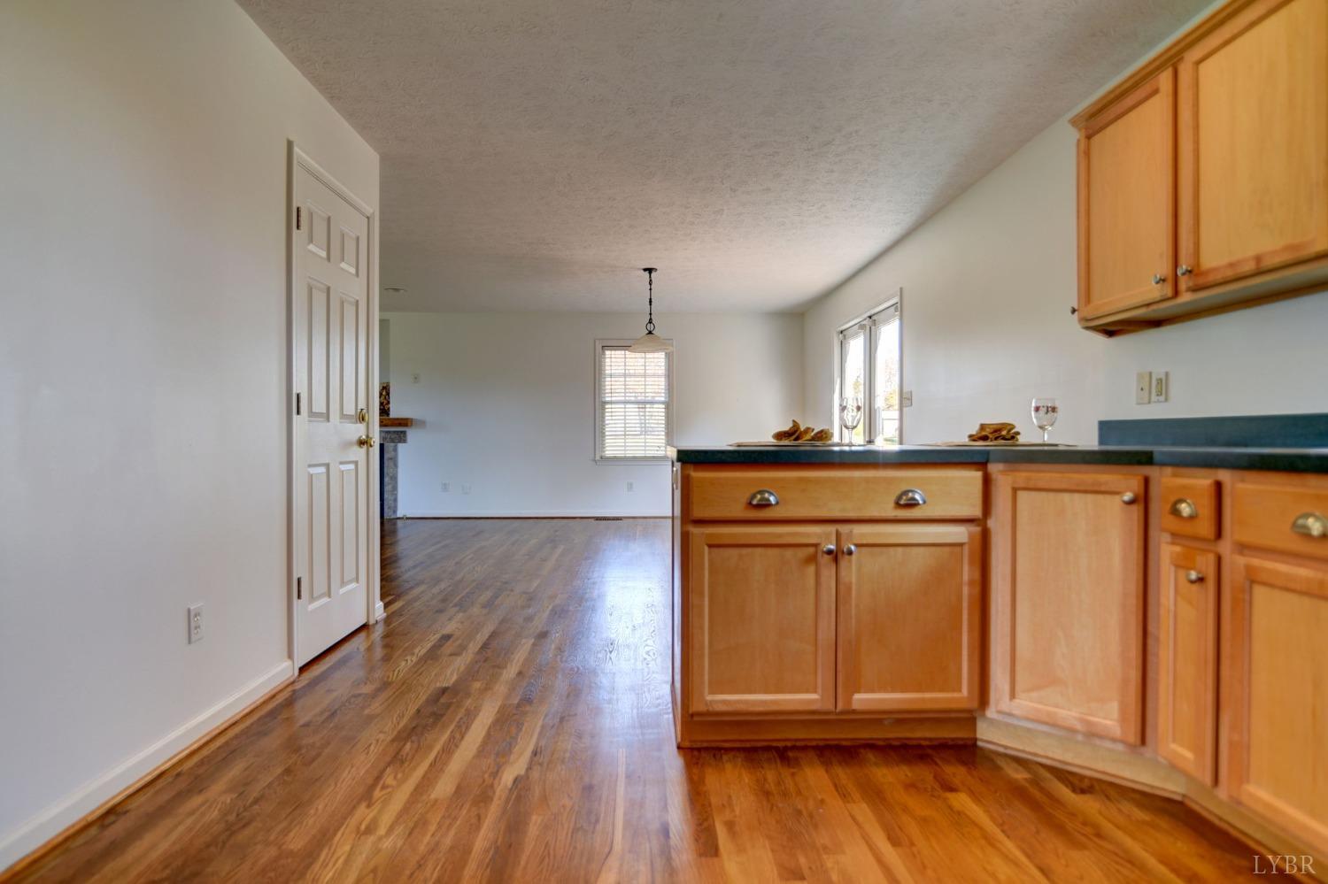 3636 White Road Forest, VA 24551 - Photo 14 of 44 a kitchen with a sink and wooden floor