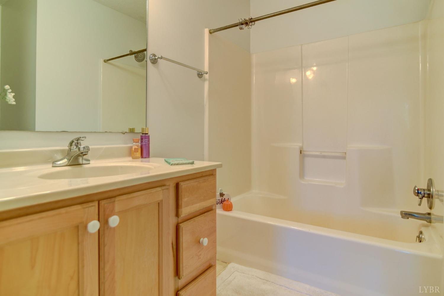 3636 White Road Forest, VA 24551 - Photo 25 of 44 a bathroom with a tub sink shower and mirror