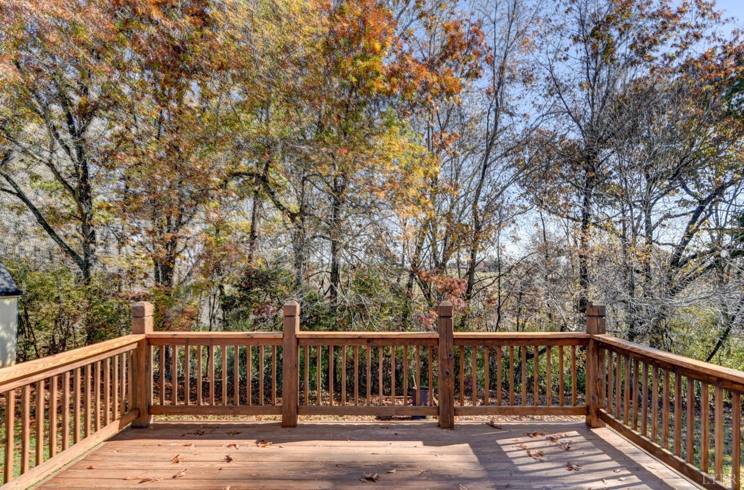3636 White Road Forest, VA 24551 - Photo 8 of 44 a view of balcony with wooden floor and fence