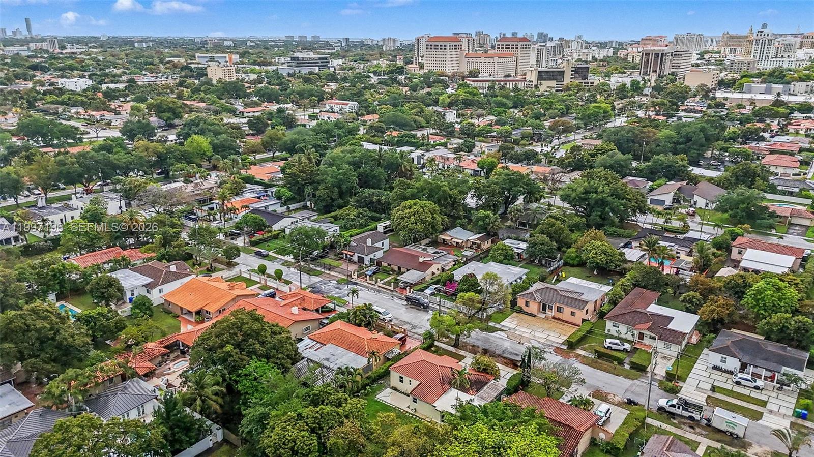 3951 Southwest 2nd Terrace Miami, FL 33134 - Photo 27 of 32 an aerial view of residential houses with city view