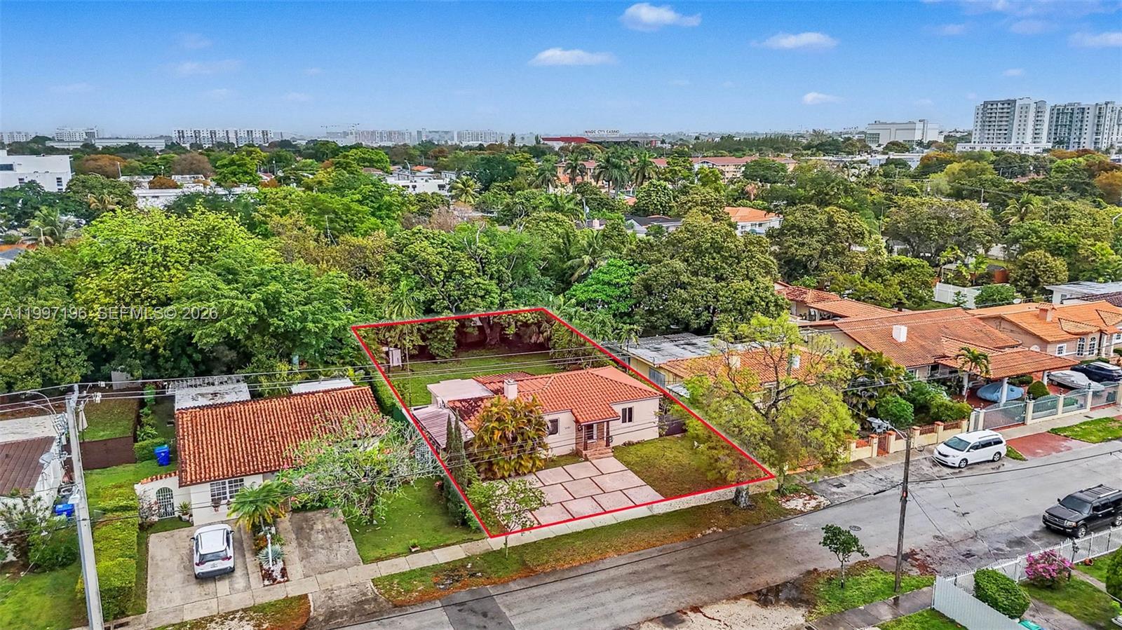 3951 Southwest 2nd Terrace Miami, FL 33134 - Photo 30 of 32 an aerial view of a house with yard swimming pool and outdoor seating
