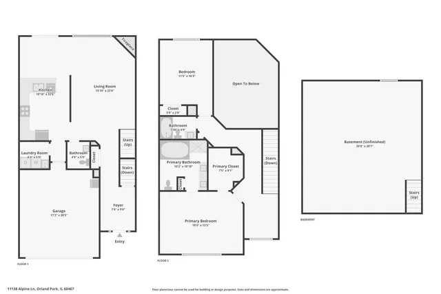 $444,900 | 11138 Alpine Lane, Orland Park, IL 60467