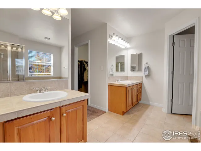 a bathroom with a sink double vanity