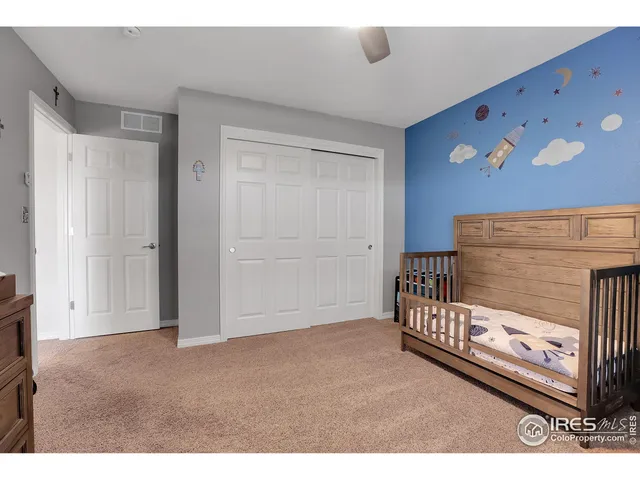 a view of a hallway with entryway