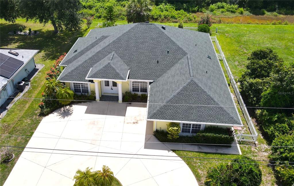 2244 Mauritania Road Punta Gorda, FL 33983 - Photo 30 of 46 a aerial view of a house with a yard