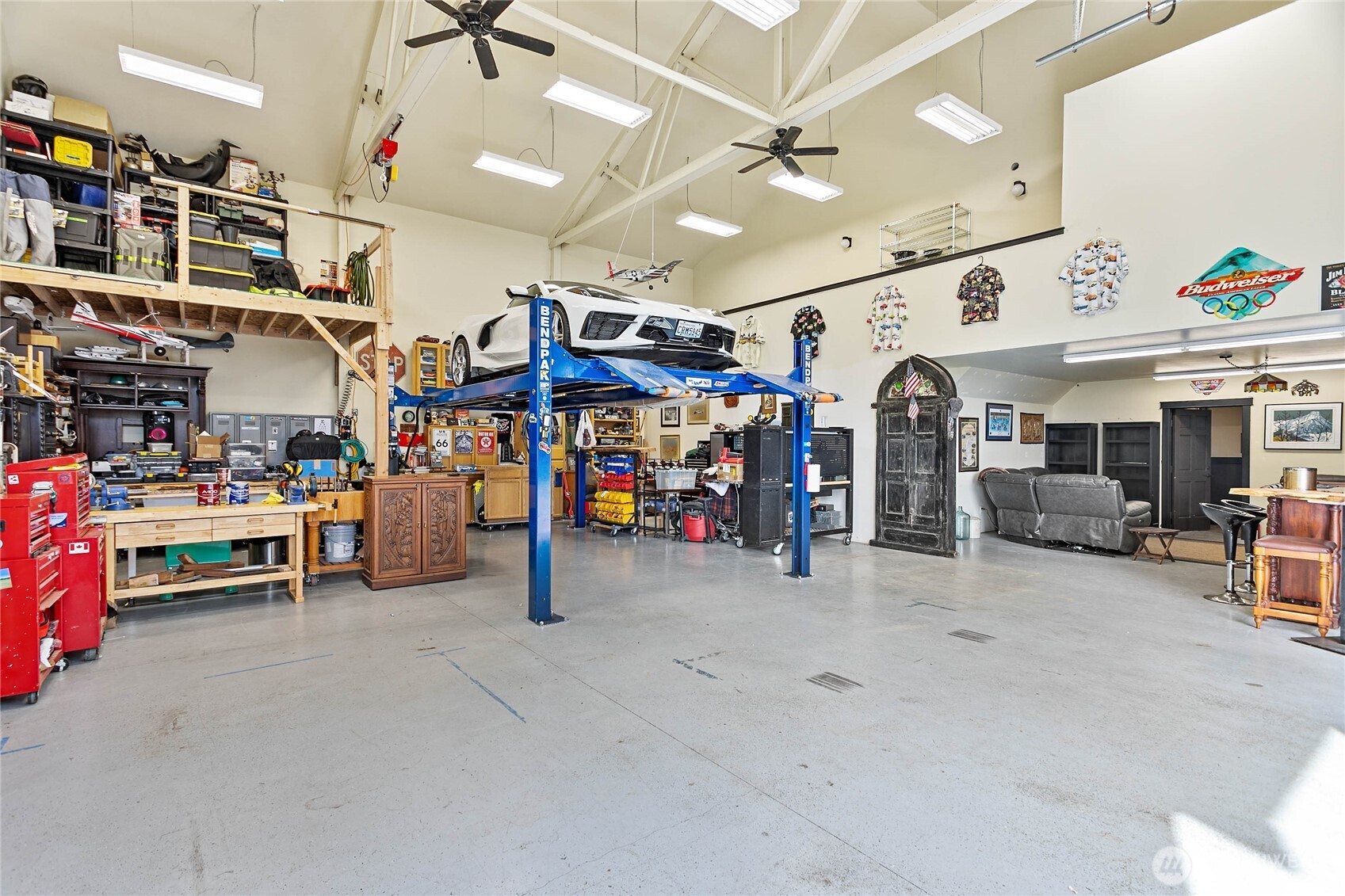 1082 West Smith Road Bellingham, WA 98226 - Photo 2 of 38 a view of a garage with a white kitchen