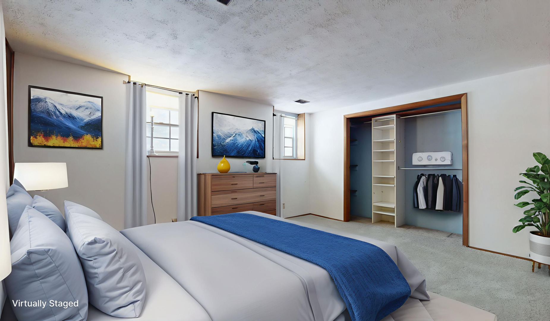 807 Oakcrest Drive Champaign, IL 61821 - Photo 10 of 12 a bedroom with a bed and a view of kitchen