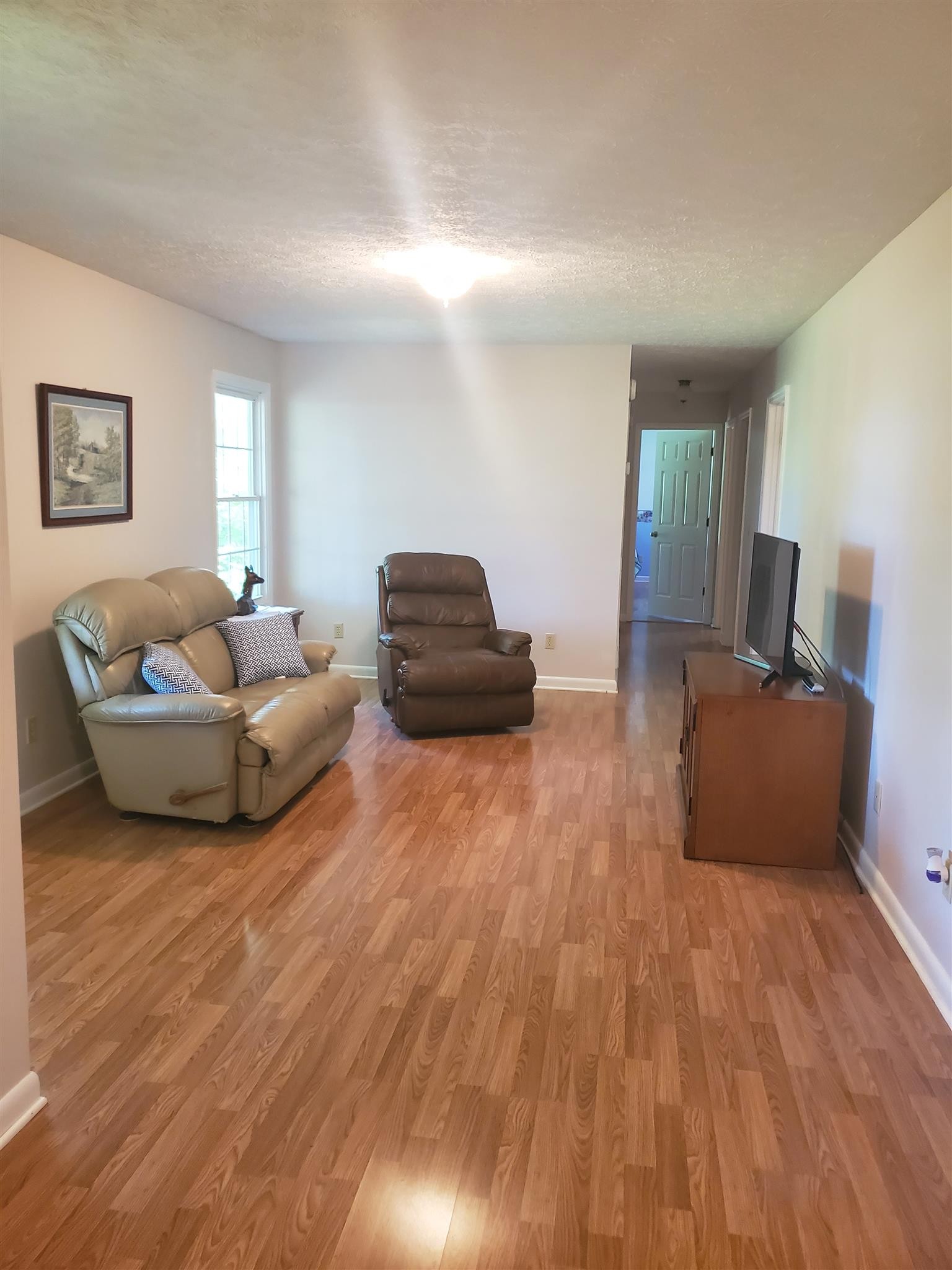 1074 A North Corinth Road Portland, TN 37148 - Photo 5 of 25 a living room with furniture and a flat screen tv