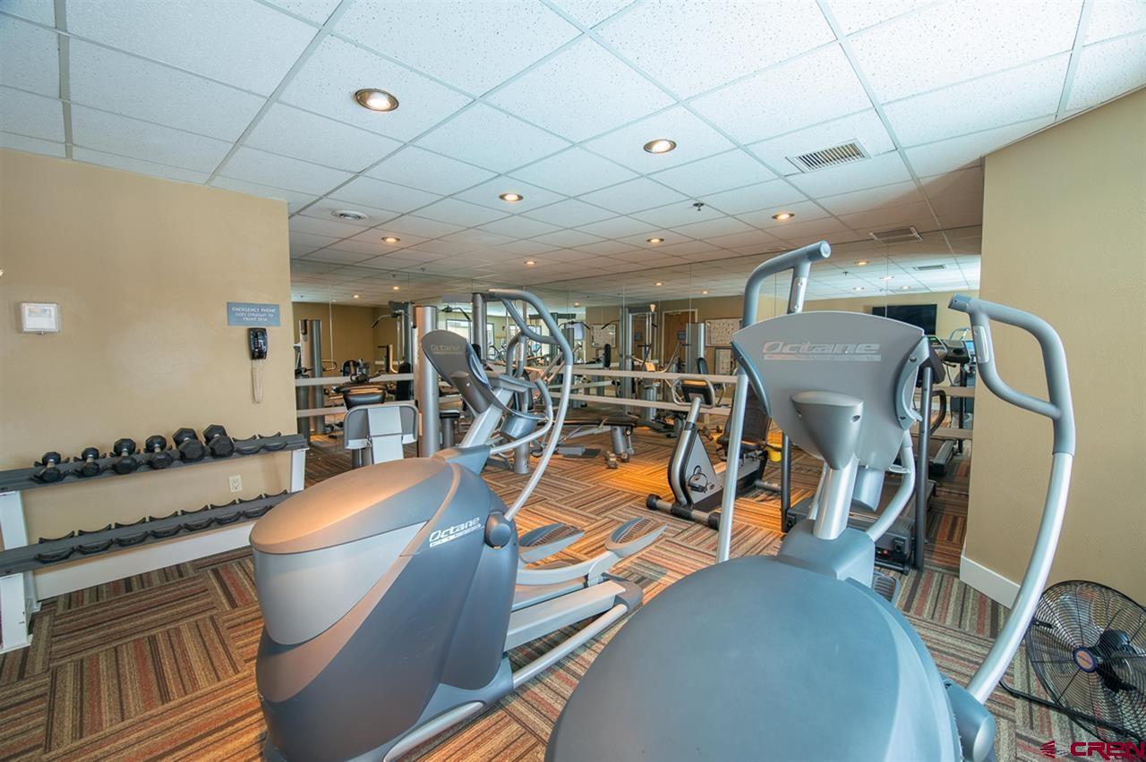 6 Emmons Road, Unit 521 Crested Butte, CO 81225 - Photo 11 of 19 a view of a room with gym equipment