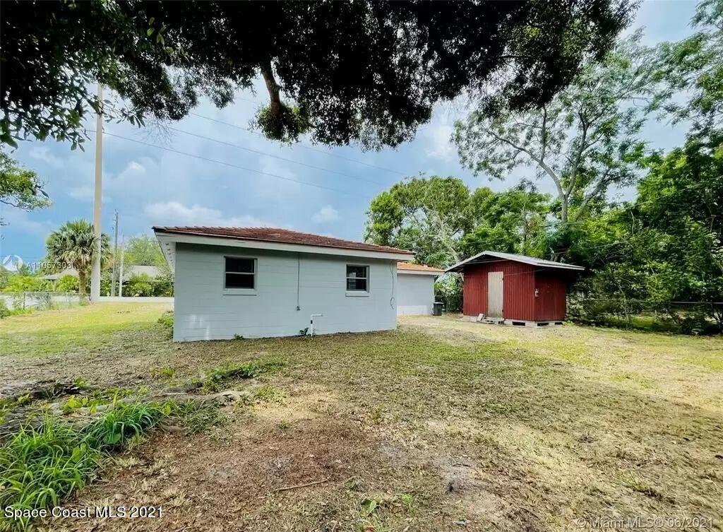 2419 Clearlake Road Cocoa, FL 32922 - Photo 27 of 27 rear view with shed