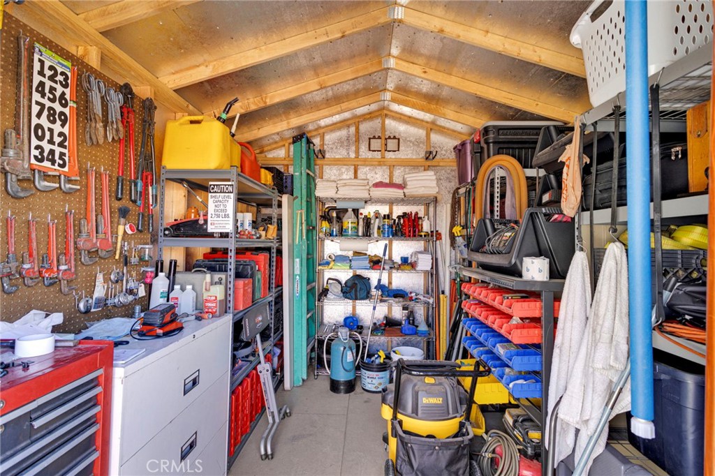 20683 Waalew Road, Unit B84 Apple Valley, CA 92307 - Photo 30 of 39 Shed #1 Inside