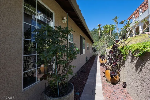 a view front of house with patio