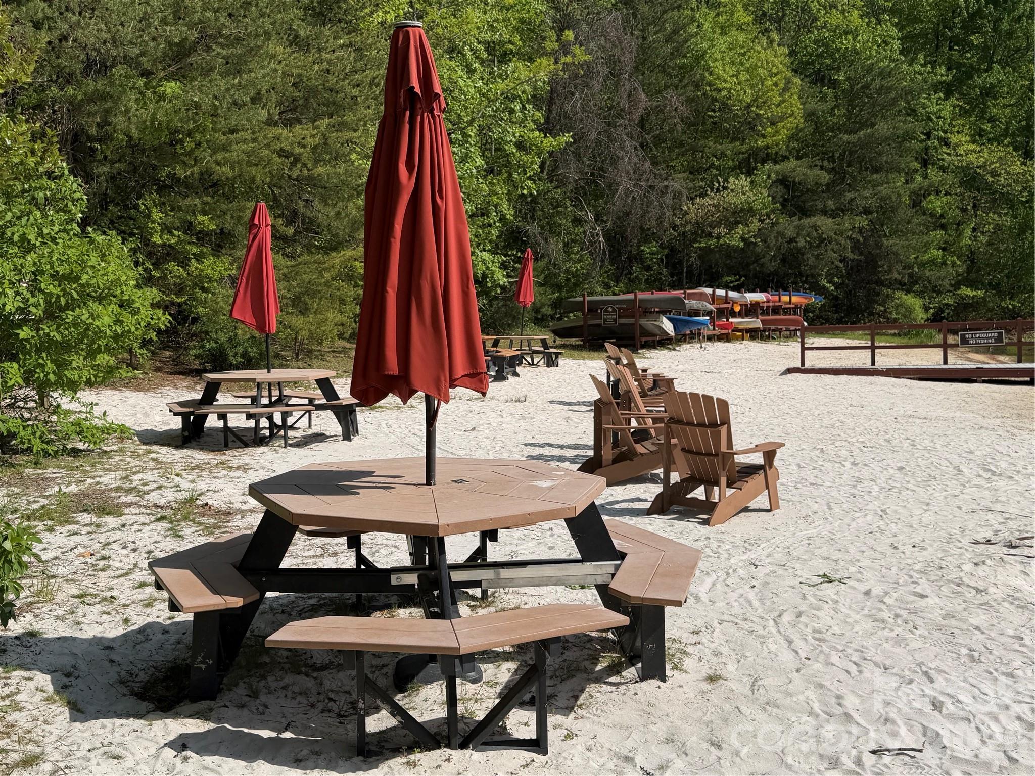 0 Lakeview Drive, Unit 414/415 Tryon, NC 28782 - Photo 23 of 25 a view of a backyard with sitting area and furniture