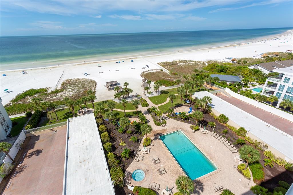 Your oversized beach-side pool and spa awaits