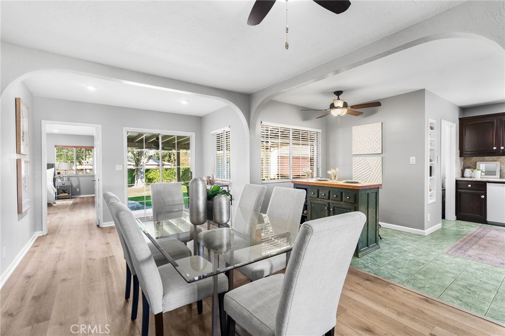 4651 Emerson Street Riverside, CA 92506 - Photo 5 of 30 a view of a dining room with furniture window and wooden floor