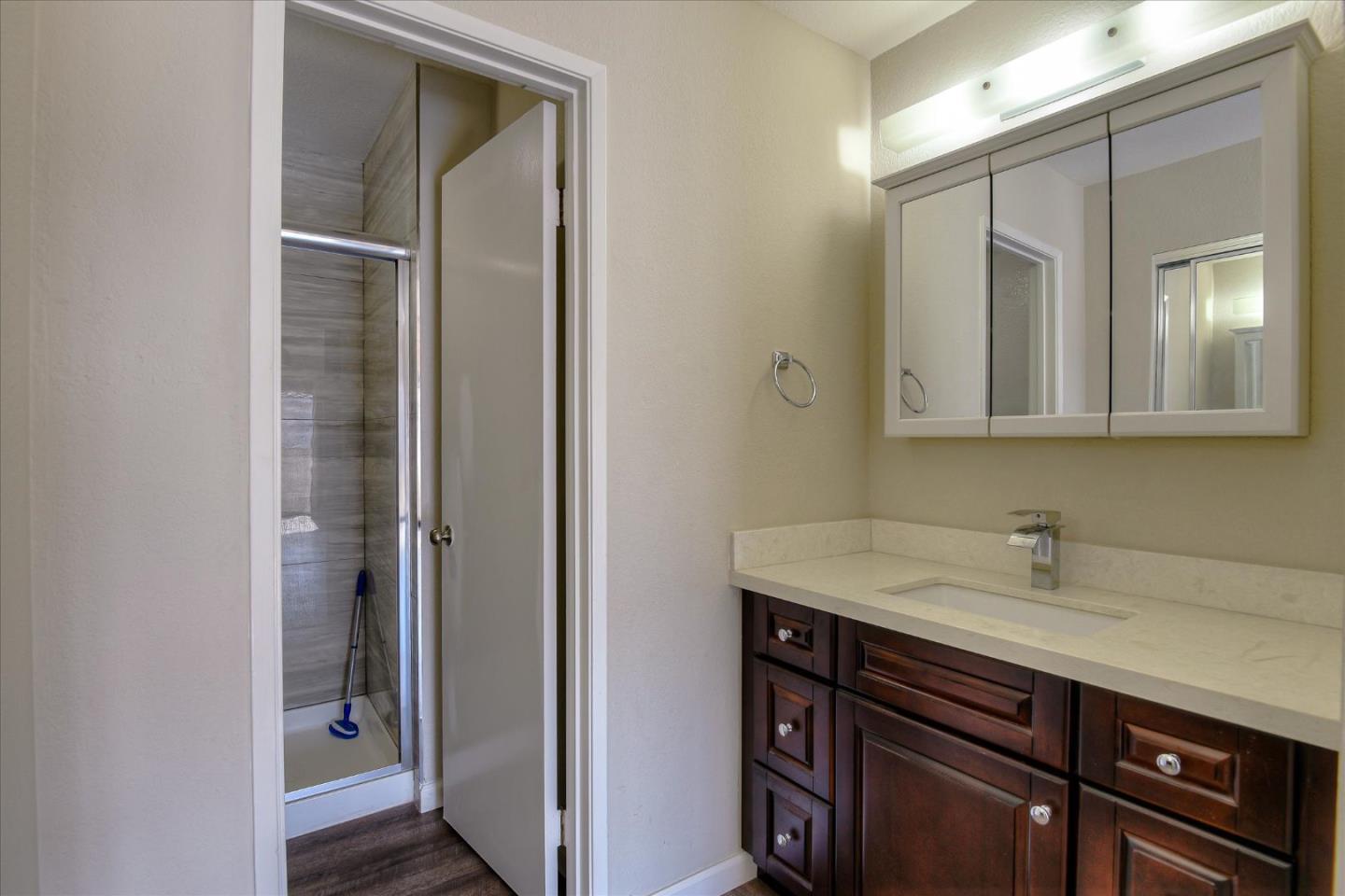 46948 Shale Common, Unit 112 Fremont, CA 94539 - Photo 23 of 30 a bathroom with a sink and a mirror