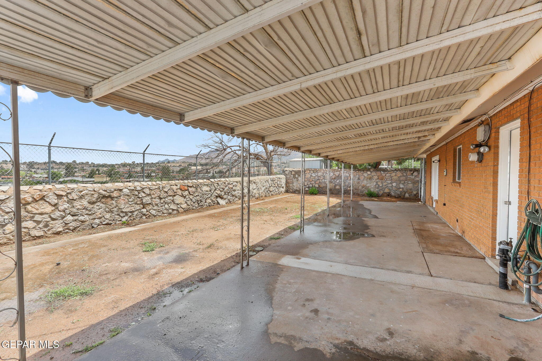 309 Clairemont Road El Paso, TX 79912 - Photo 39 of 40 a view of a backyard