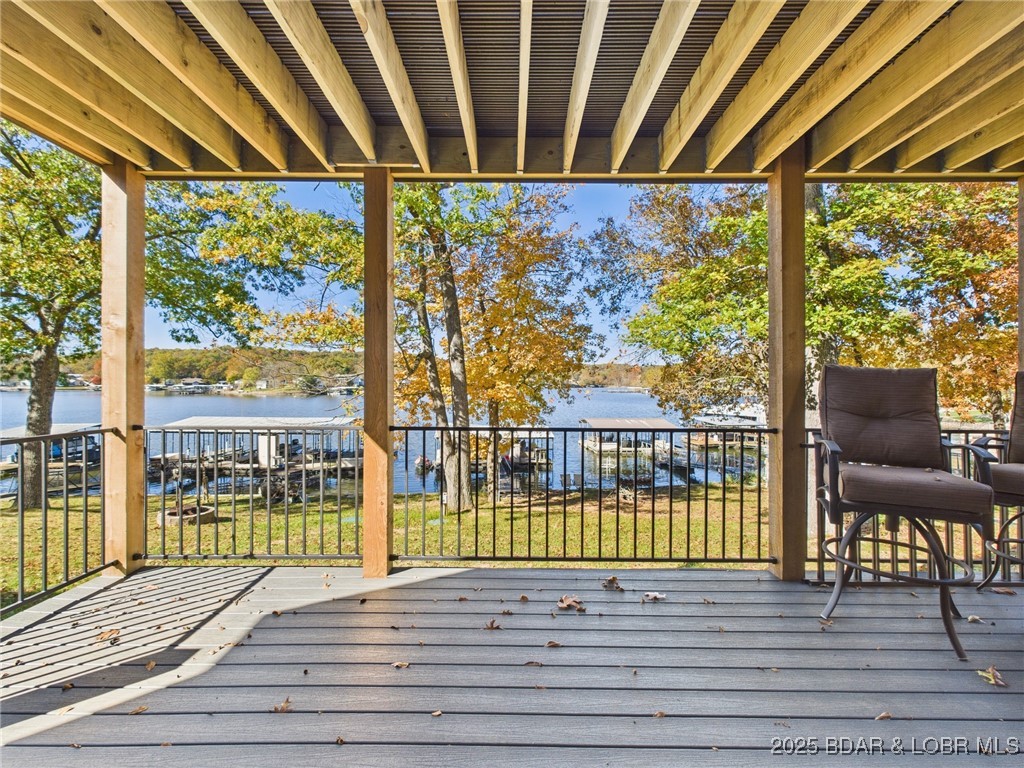 37 Kejo Point Road Gravois Mills, MO 65037 - Photo 25 of 31 View from lower coevered deck.