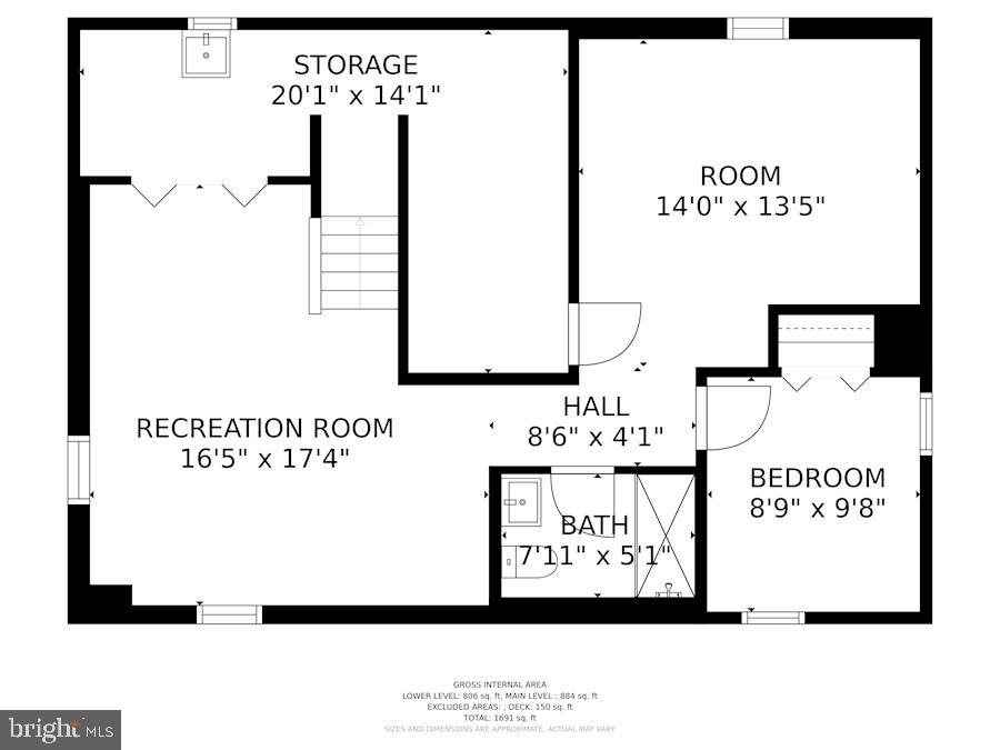 3814 Elmcroft Road Randallstown, MD 21133 - Photo 33 of 33 Floor Plan