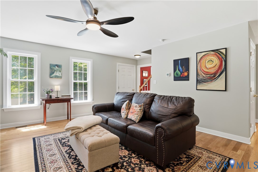 1570 Rock Castle Road Goochland, VA 23063 - Photo 6 of 53 Bright living area featuring wood-finish flooring,