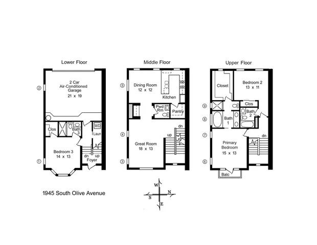 a picture of a floor plan