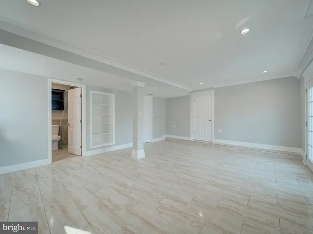 a view of empty room