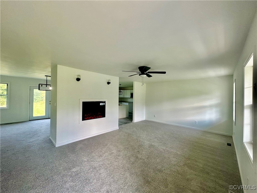 227 Horseshoe Road Jarratt, VA 23867 - Photo 3 of 14 a view of a big room with closet and a large window