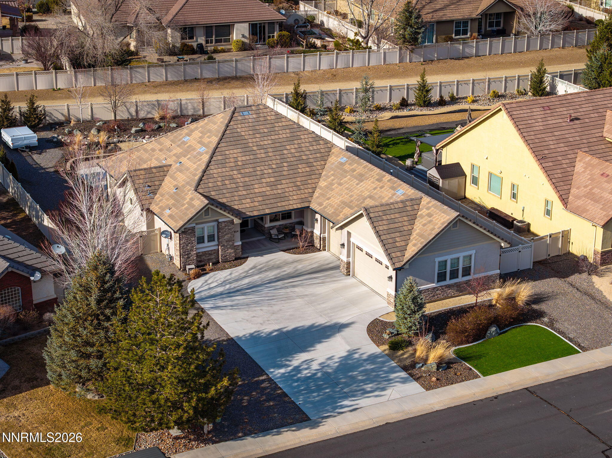 404 Chianti Way Dayton, NV 89403 - Photo 3 of 42 a aerial view of a house with entertaining space