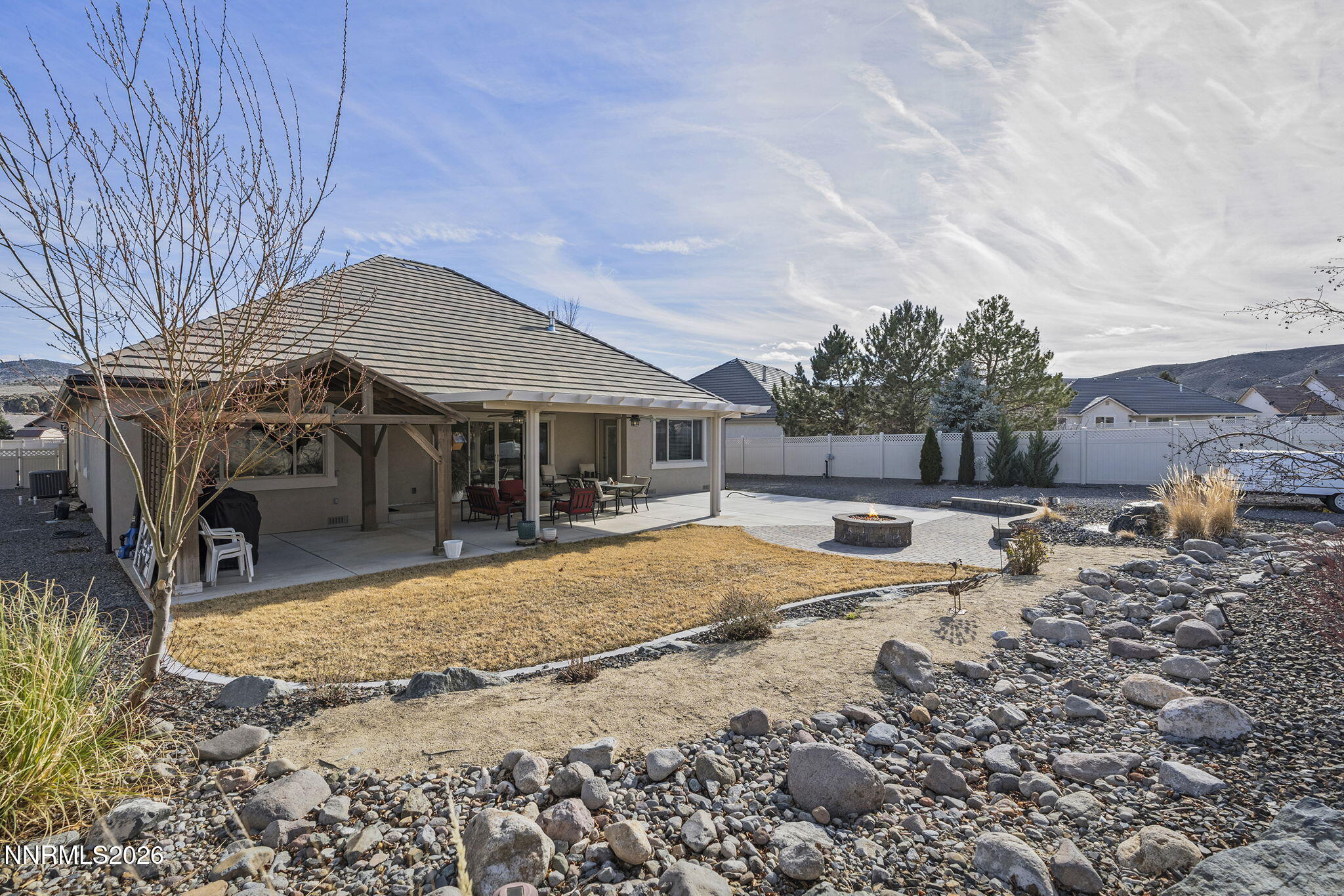 404 Chianti Way Dayton, NV 89403 - Photo 34 of 42 a view of a house with backyard and sitting area