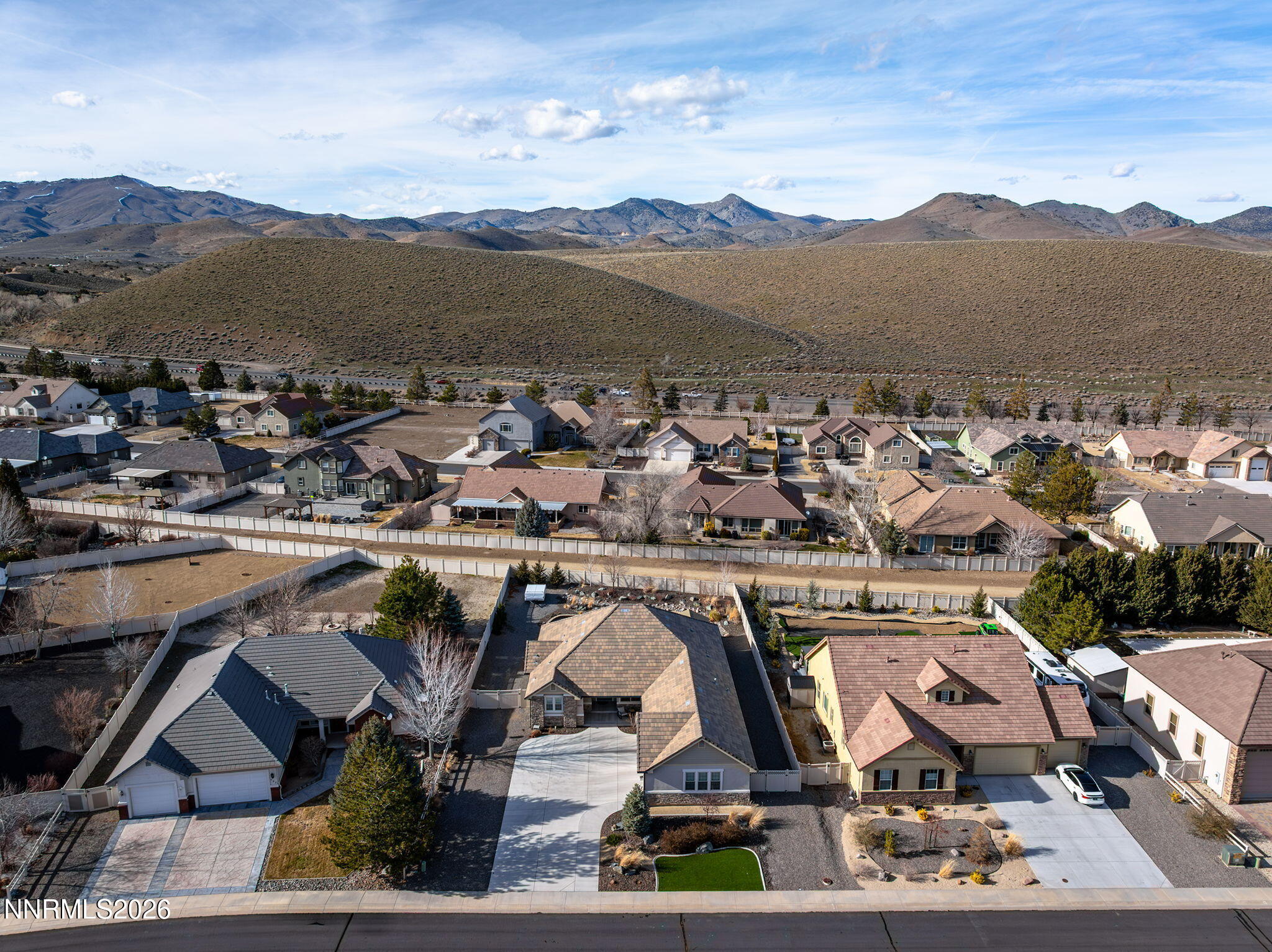 404 Chianti Way Dayton, NV 89403 - Photo 5 of 42 an aerial view of a residential houses and outdoor space
