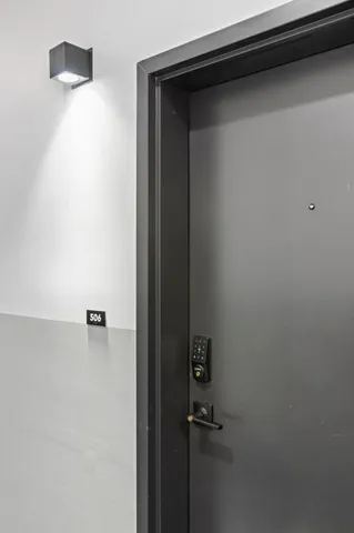 a view of a tall building