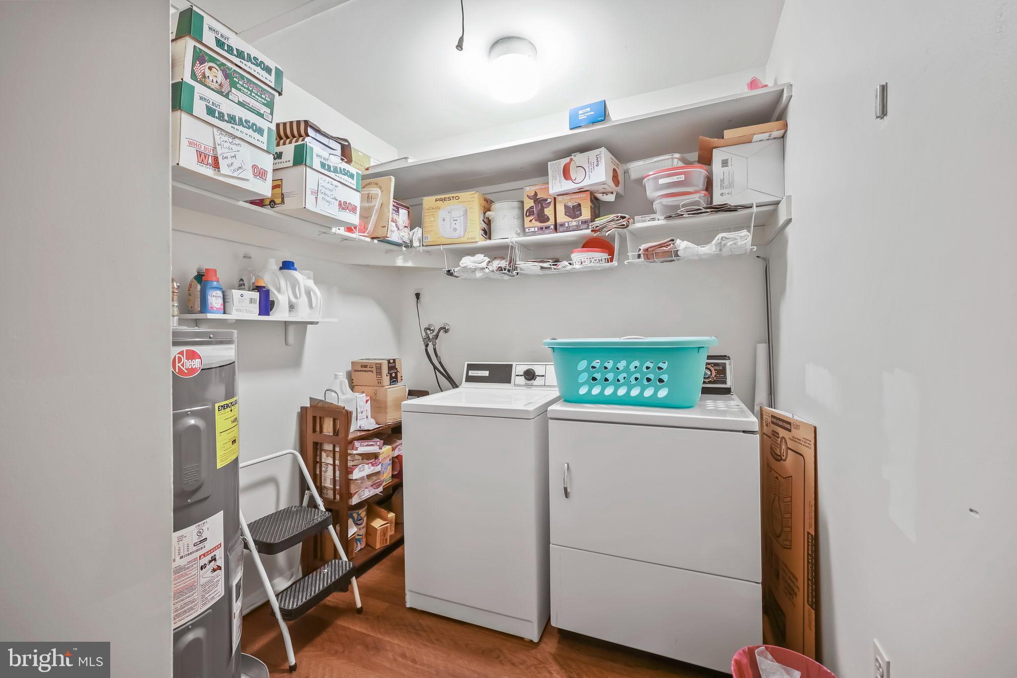 153B Sunset Road Whiting, NJ 08759 - Photo 13 of 19 a utility room with fridge dryer and washer