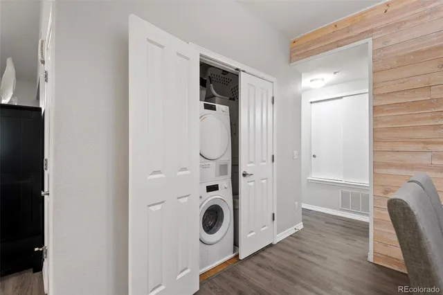 a bathroom with a mirror and a shower