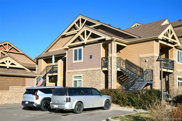 a car parked in front of a house