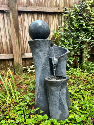 a view of a balcony with wooden floor