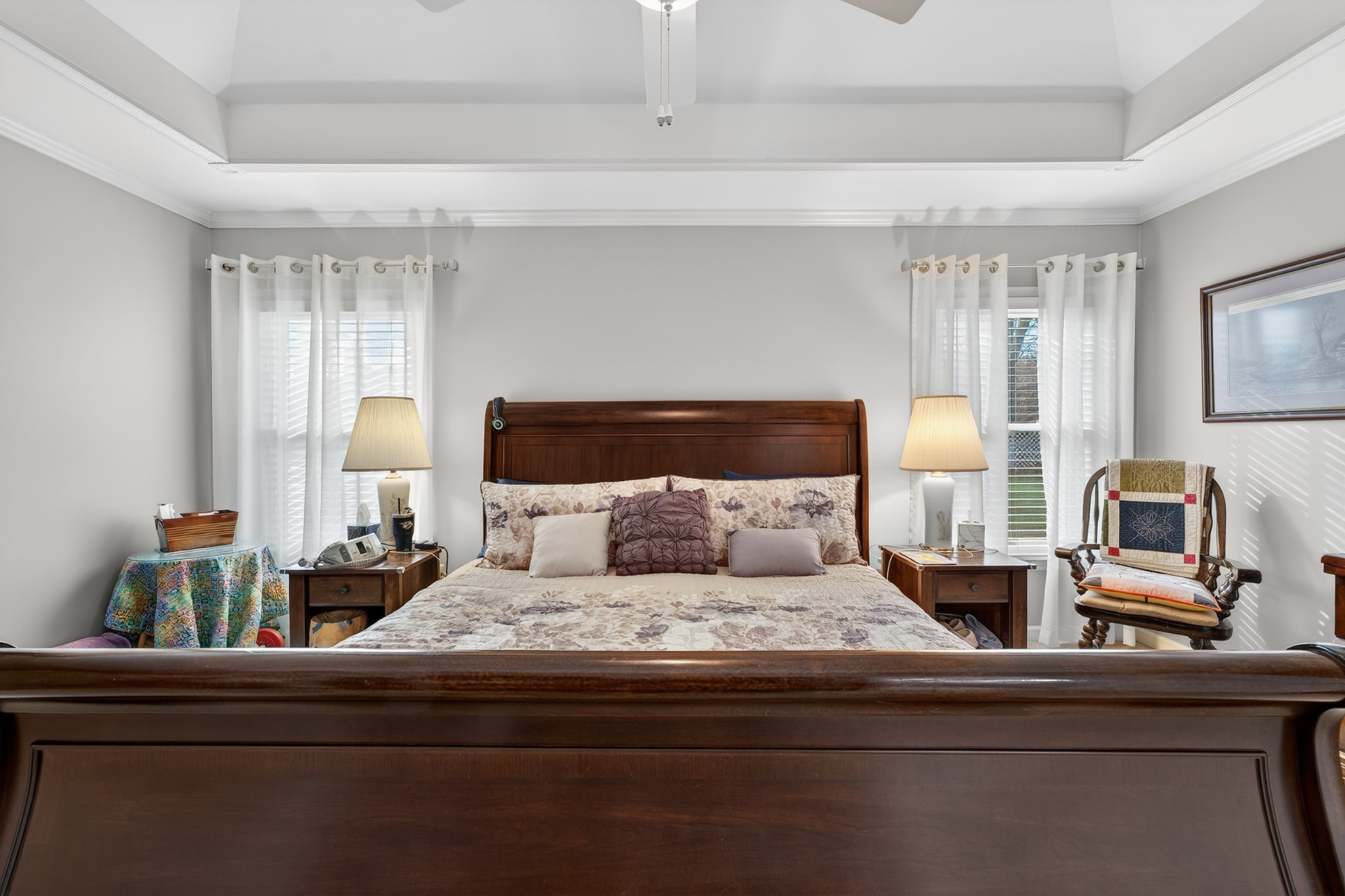 5444 Reagan Run Antioch, TN 37013 - Photo 19 of 46 a living room with furniture and a fireplace