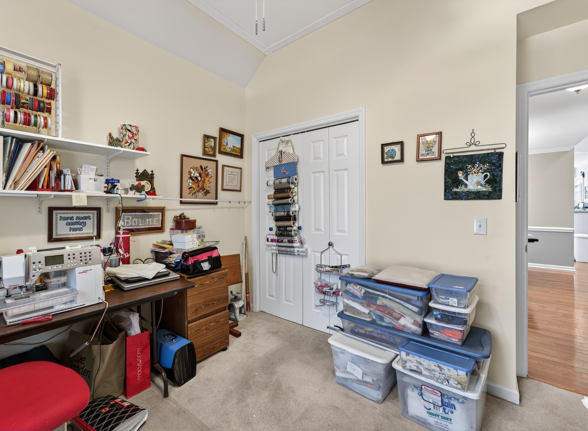 5444 Reagan Run Antioch, TN 37013 - Photo 27 of 46 a bedroom with furniture and a book shelf
