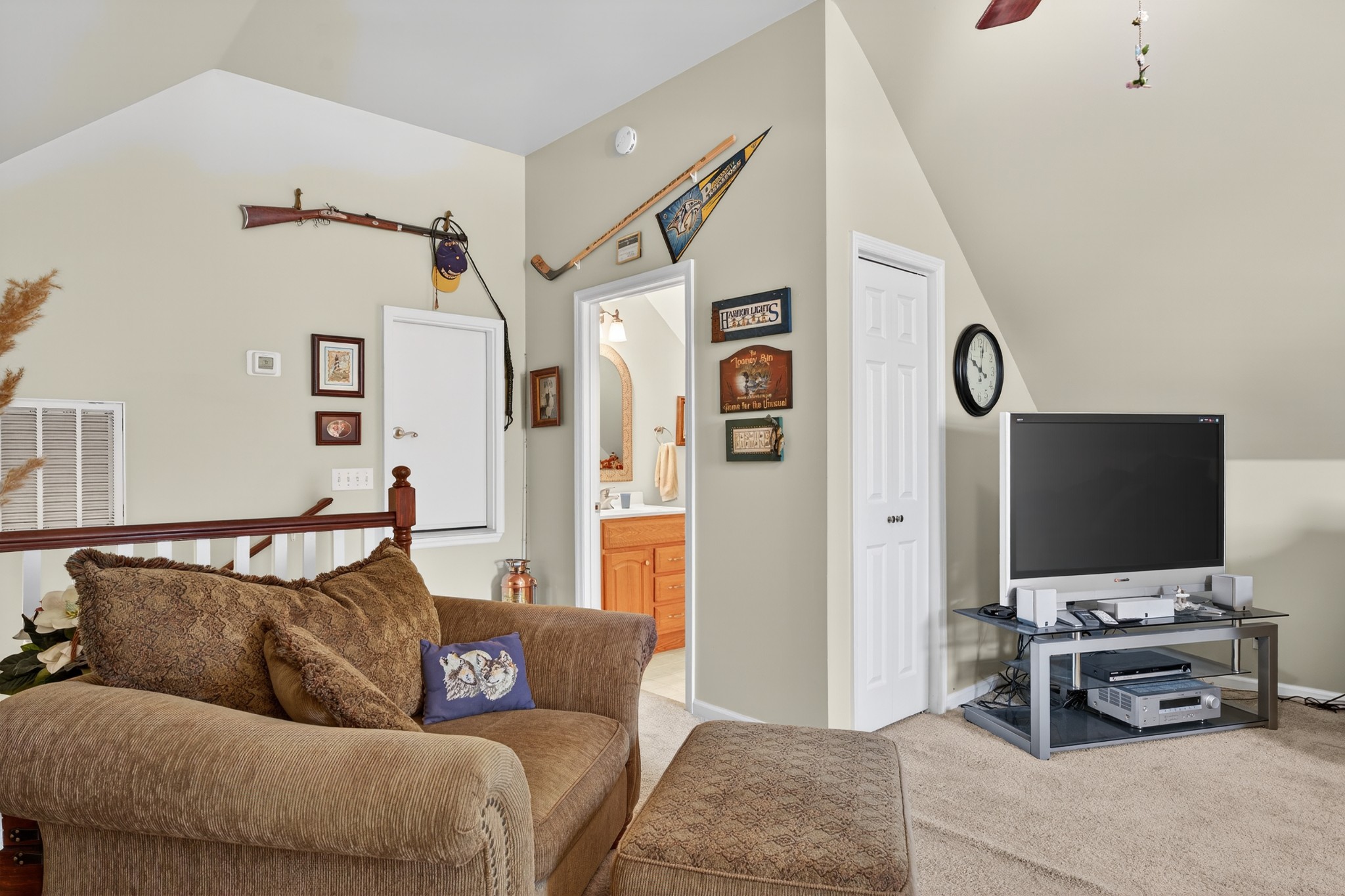 5444 Reagan Run Antioch, TN 37013 - Photo 35 of 46 a living room with furniture and a flat screen tv