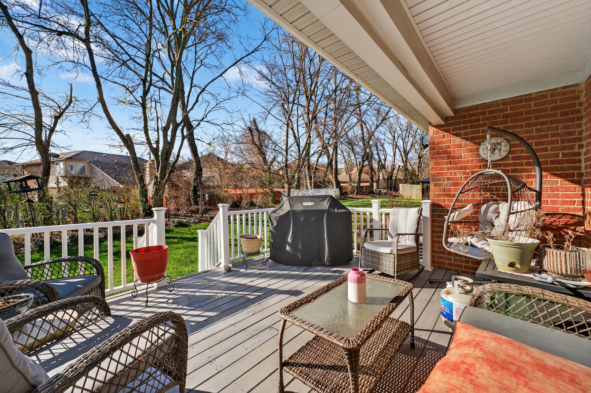 5444 Reagan Run Antioch, TN 37013 - Photo 37 of 46 a view of a patio with iron fence