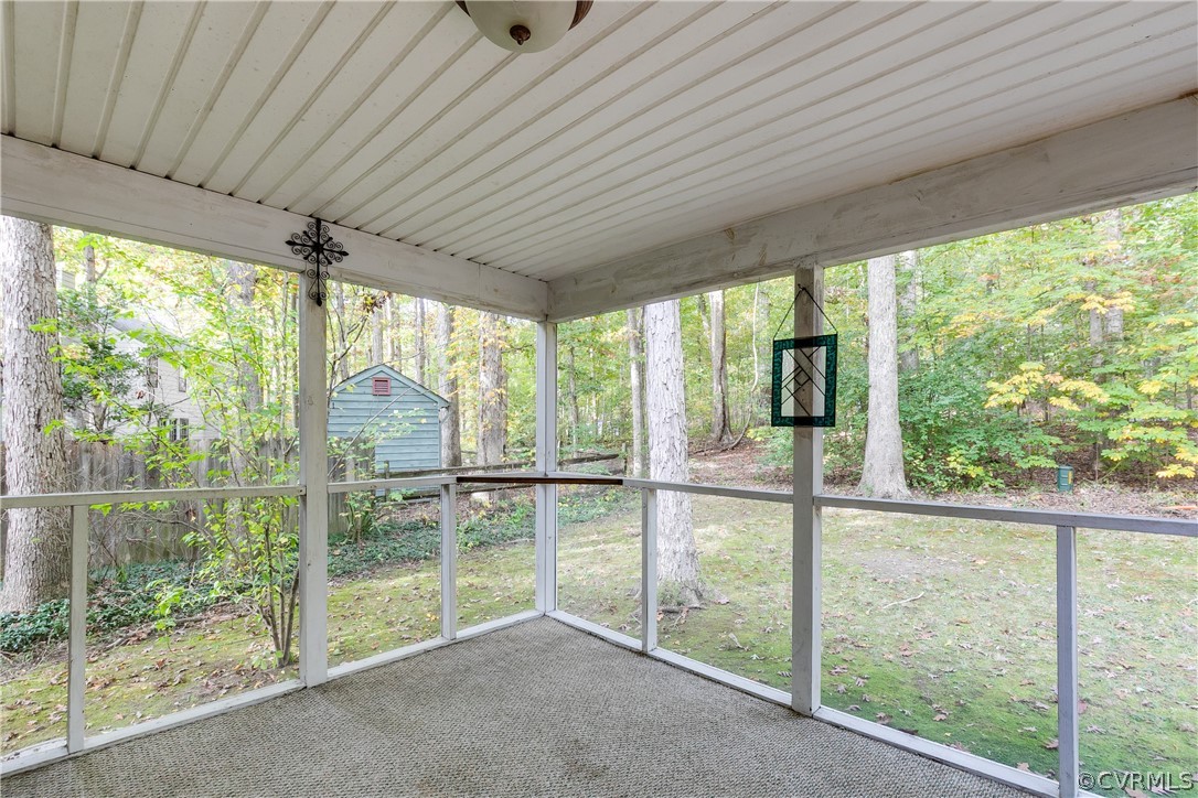 13618 Cradle Hill Road Midlothian, VA 23112 - Photo 21 of 23 Screened-in porch off living room