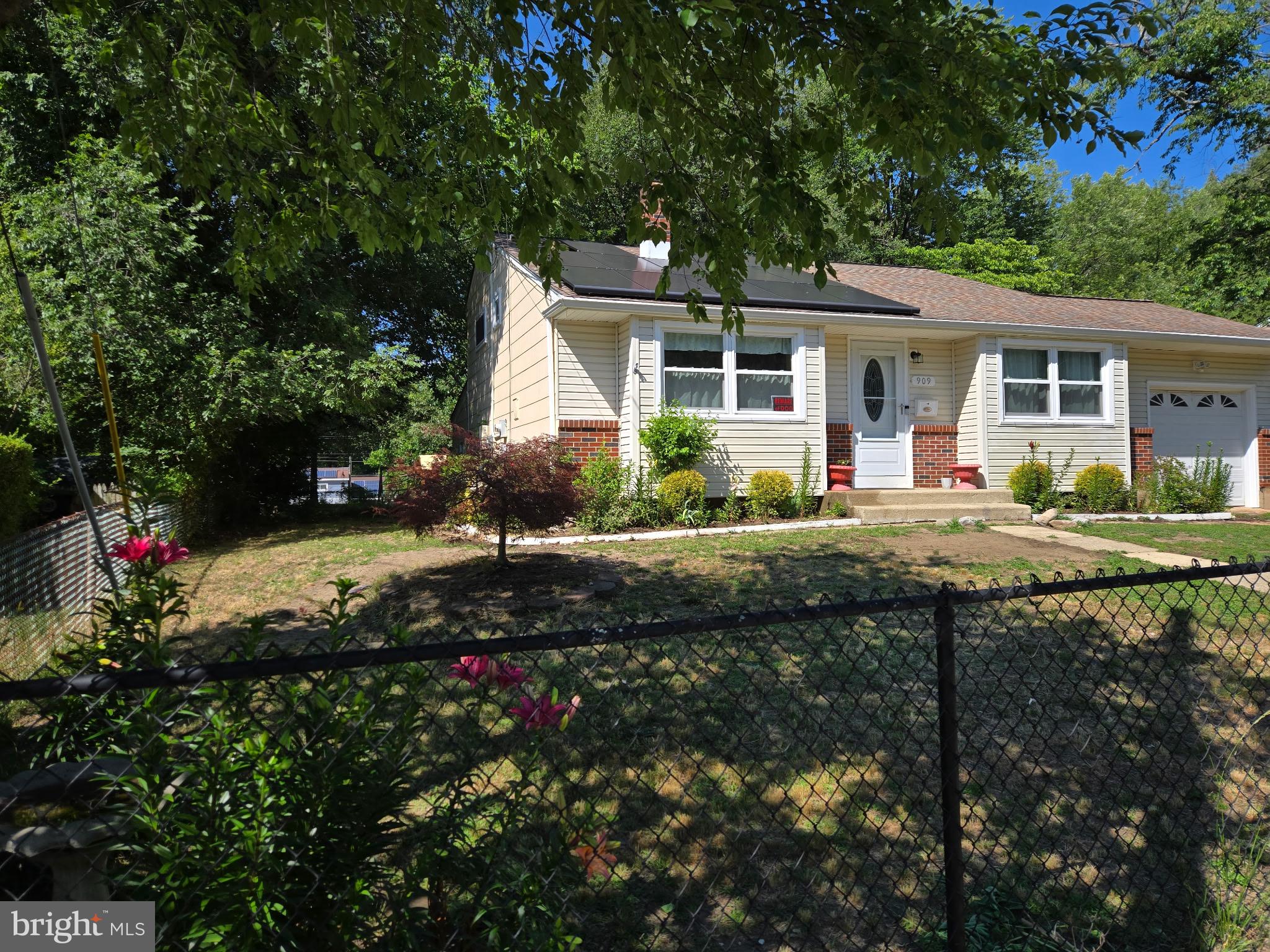 909 Bentley Road Lindenwold, NJ 08021 - Photo 2 of 15 Charming home with lush greenery.
