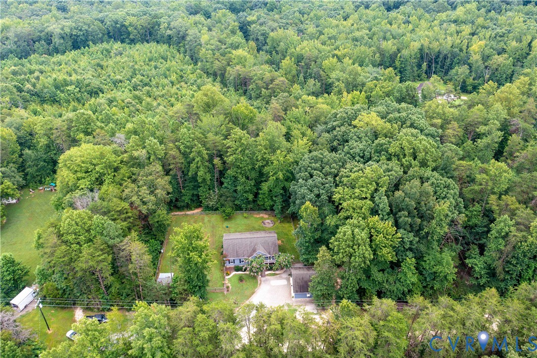2986 Ballsville Road Powhatan, VA 23139 - Photo 11 of 43 Drone / aerial view of a forest
